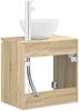 vidaXL Wandmontierte Waschtisch Sonoma-Eiche 49,5 x 35 x 63 cm 890384 Bild 4