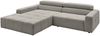 KAWOLA Sofa RENO Ecksofa Feincord grau mit motorischem Sitzvorzug Longchair links 68 x 217 x 258 cm Bild 2