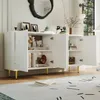 Sideboard (160/40/80 cm) Mehrzweckschrank mit Türen, Küchenschrank, Aufbewahrungsschrank, Wohnzimmerschrank, matt Bild 2