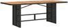 vidaXL 9-tlg. Garten-Essgruppe mit Kissen Schwarz Poly Rattan 3212709 Bild 3