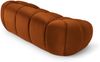 Micadoni Sofa Diana 2-Sitzer Samt Terrakotta Bild 3