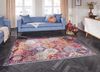 Kurzflor Teppich Kashmir Ghom Bunt - 80x150x0,7cm Bild 5