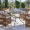 Mirabeau Gartentisch mediterraner Mosaiktisch Labaroche mit Zementplatte & Stahlgestell (kunstvoll, wetterfestes Design, inkl. Mosaikplatte in Terrakotta/Creme), Fliesentisch, Gartentisch, Mosaik-Tischplatte, B 180cm, H 75cm, T 90cm Bild 3