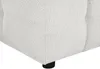 Vente-unique - LERICI Sofa Stoff Weiß - B 158 cm x H 74 cm x L 260 cm Bild 5