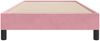 vidaXL Bettgestell ohne Matratze Rosa 100x220 cm Samt 4101396 Bild 5