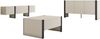 Wohnzimmer-Set Tamisa I (Farbe: Cashmere / Cashmere + Schwarz) Bild 2