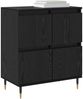 vidaXL Sideboard Schwarz Eichen-Optik 60 x 35 x 70 cm 879494 Bild 3