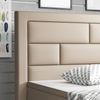 Boxspringbett Nizza 180x200 cm Kunstleder Muddy Bild 2