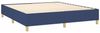 vidaXL Boxspringbett mit Matratze & LED Blau 180x200 cm Stoff 3139059 Bild 5