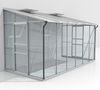 Vitavia Anlehn-Gewächshaus "Osiris 7800", smaragd, 7,8 m²,4 mm HKP Bild 4