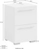 Schildmeyer Waschbeckenunterschrank Carlos 148464, weiß, 40,2 x 59,1 x 35 cm Bild 3