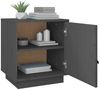 Nachttisch Grau 40 x 34 x 45 cm Massivholz Kiefer [818279] Bild 5