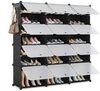 Mondeer Schuhschrank Schuhschrank (12 Fächer) mit Tür, Staub- und Wasserabweisend, für 20-42 Paar Schuhe Bild 2