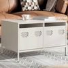 vidaXL TV-Schrank Weiß 68x50x43,5 cm Kaltgewalzter Stahl 851243 Bild 3