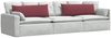 vidaXL Sofakissen 2 pcs Weinrot 120 x 40 cm Stoff 42013785 Bild 3
