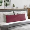 vidaXL Sofakissen 2 pcs Weinrot 120 x 40 cm Stoff 42013785 Bild 4