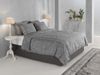 Zo! Home Cotton Bettwäsche 135x200 Paisley di Lino Dark Grey grau meliert Bild 3