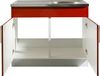 wiho Küchen Spülenschrank Kiel 100 cm breit, 50 cm tief, mit Auflagebecken Bild 3
