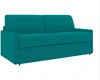 Schlafsofa 2-Sitzer CALIFE - Stoff - Türkis - Liegefläche: 120 cm - Matratzenhöhe: 22 cm Bild 3