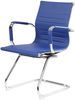 Dmora Stuhl Artena, Wartezimmersitzgelegenheit mit Armlehnen für das Büro, Ergonomischer Wartesitz, 62x54h89 cm, Blau Bild 4