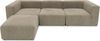 DOMO. collection Ecksofa 800011, Modul-Couch in L-Form, individuell kombinierbar, Cord Sofa, Polsterecke, Eckcouch, Polstergarnitur 301 x 193 x 69 (BxTxH), schlamm Bild 5
