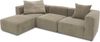 DOMO. collection Ecksofa 800011, Modul-Couch in L-Form, individuell kombinierbar, Cord Sofa, Polsterecke, Eckcouch, Polstergarnitur 301 x 193 x 69 (BxTxH), schlamm Bild 3