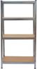 Regal HWC-D67, Werkstattregal Steckregal, 160 x 80 x 40 cm, Traglast bis 320kg ~ verzinkt Bild 3