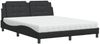 vidaXL Bett mit Matratze "Zadar" Schwarz 160x200 cm Kunstleder 3208873 Bild 2
