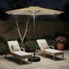 vidaXL Garten Sonnenschirm mit LED-Lichtern 270x270 cm Polyester 42036264 Bild 3