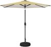 vidaXL Garten Sonnenschirm mit LED-Lichtern 270x270 cm Polyester 42036264 Bild 2