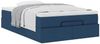 vidaXL Ottoman-Bett mit Matratze Blau 120x190 cm Stoff 3311098 Bild 5