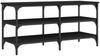 vidaXL Schuhbank Schwarz 100x38,5x49cm Holzwerkstoff 839043 Bild 2