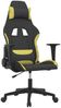vidaXL Gaming-Stuhl Schwarz und Hellgrün Stoff 3143738 Bild 2