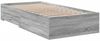 vidaXL Bettgestell mit Schubladen Grau Sonoma 90x200 cm Holzwerkstoff 3280431 Bild 3