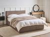 Bett mit Stauraum Bouclé MASSOGNES 140 x 200 cm Taupe Bild 3