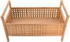 vidaXL Sitzbank mit Stauraum 93×49×49 cm Walnuss Massivholz 247608 Bild 5