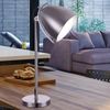 Tischlampe, nickel matt, Spot beweglich, H 70 cm, JACKSON Bild 3