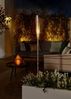 Luxform Gartenleuchte Solar-Gartenfackel - Plymouth - LED - Grau, LED fest integriert, Dekorative Fackel Bild 2