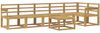 vidaXL Outdoor-Sofagarnitur 7 pcs Weiß Massivholz Akazie 3387723 Bild 2