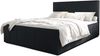 AX LIVING Levente Boxbett mit Bettkasten 140x200 Boxspringbett Schwarz Bild 2