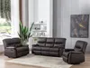 Vente-unique - CANBY Sofa and armchair set Kunstleder Braun - B 90 cm x H 95 cm x L 79 cm133 cm183 cm Bild 1