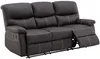 Vente-unique - CANBY Sofa and armchair set Kunstleder Braun - B 90 cm x H 95 cm x L 79 cm133 cm183 cm Bild 5