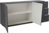 Sideboard >Viterbo< in Schiefer Nachbildung - 180x86x43cm (BxHxT) Bild 3
