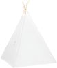 Kinder Tipi-Zelt mit Tasche Pfirsichhaut Weiß 120 x 120 x 150 cm Bild 4