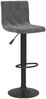 vidaXL Barhocker 2 Stk. Dunkelgrau Samt 333732 Bild 3