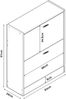 Schuhschrank - Schwarz HTSR-7802 Bild 4