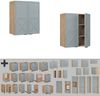 Hängeschrank Fame-Line Hellblau-grau 60 cm Vicco Bild 5