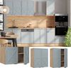 Hängeschrank Fame-Line Hellblau-grau 60 cm Vicco Bild 2