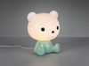 Ausgefallene USB Tischlampe CUTIE mit RGB Farbwechsel, Grün, Höhe 25cm Bild 3