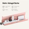 Desktronic Kabelkanal Schreibtisch, 2x43cm, Hochwertiger Stahl, Kabel Organizer für Kabelführung Rosa Bild 3
